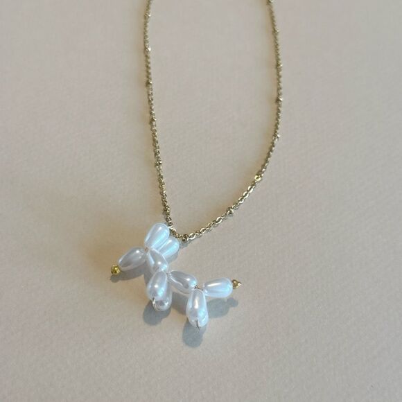 Balloon Dog Pendant Necklace S863 - Picture 3 of 4